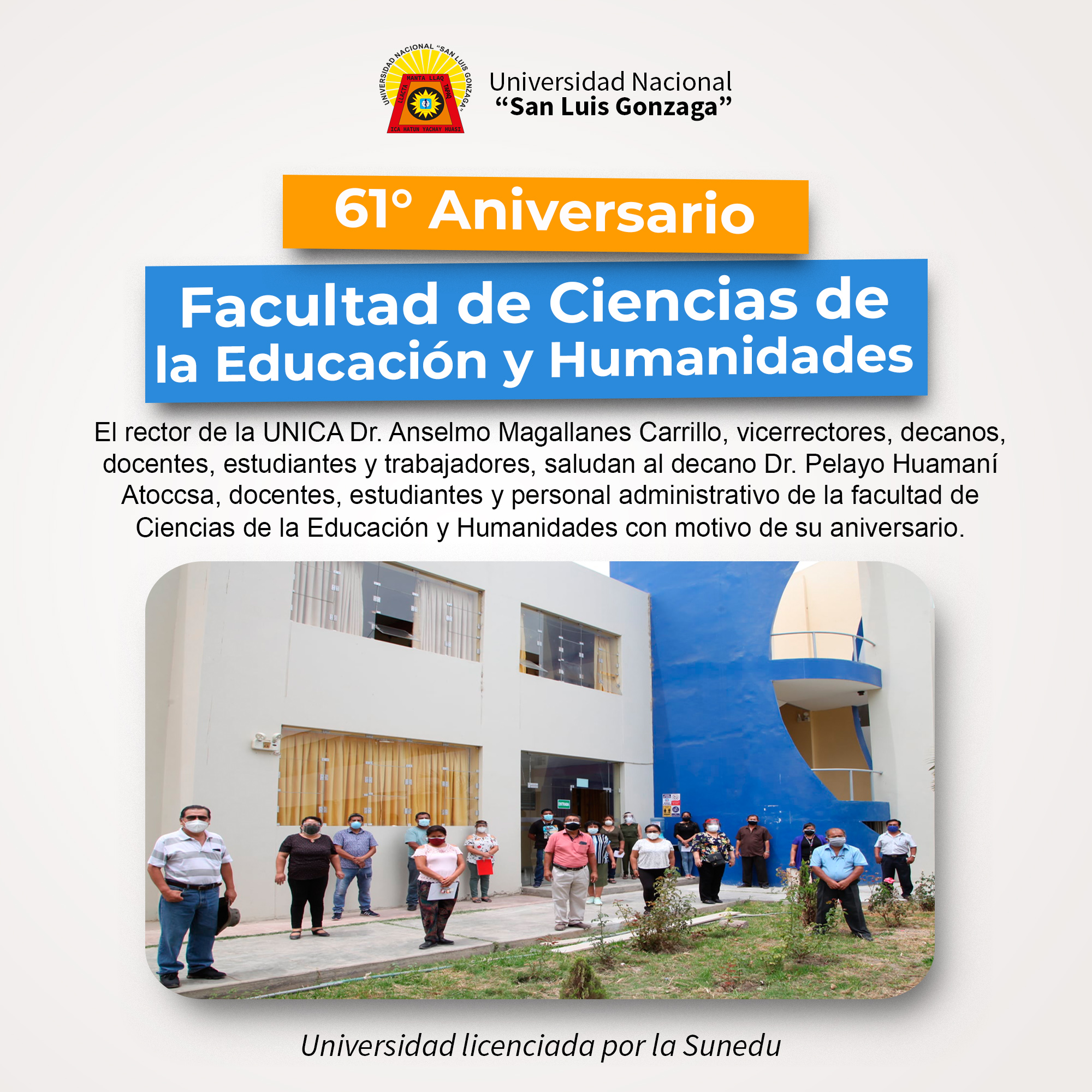 61° Aniversario facultad de Ciencias de la Educación y Humanidades ...