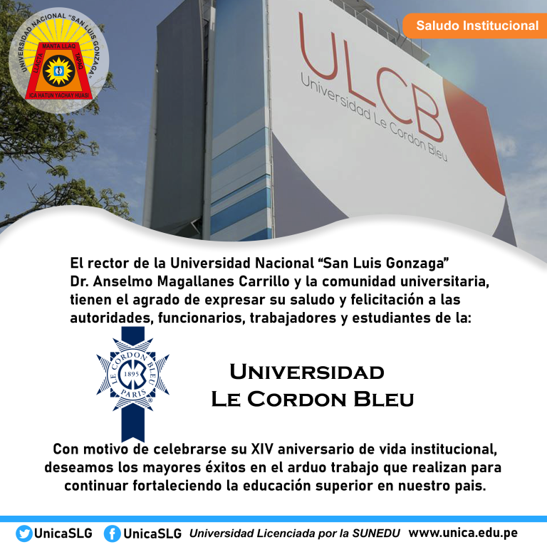 Ulcb 14 aniversario de vida institucional de la Universidad le Cordon Bleu ...